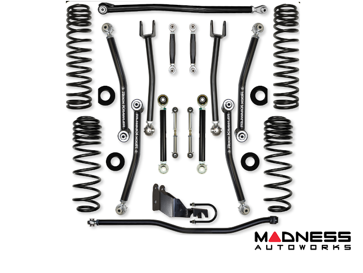 Jeep Wrangler JL Lift Kit - Rock Krawler - X-Factor (No Limits) - 2018+ Jeep Wrangler JL Lift Kit - Rock Krawler - X-Factor (No Limits) - 2018+